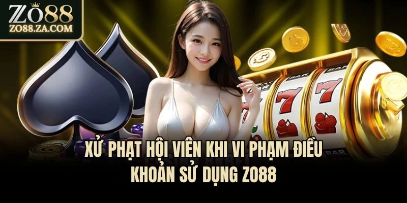 Xử phạt hội viên khi vi phạm điều khoản sử dụng Zo88